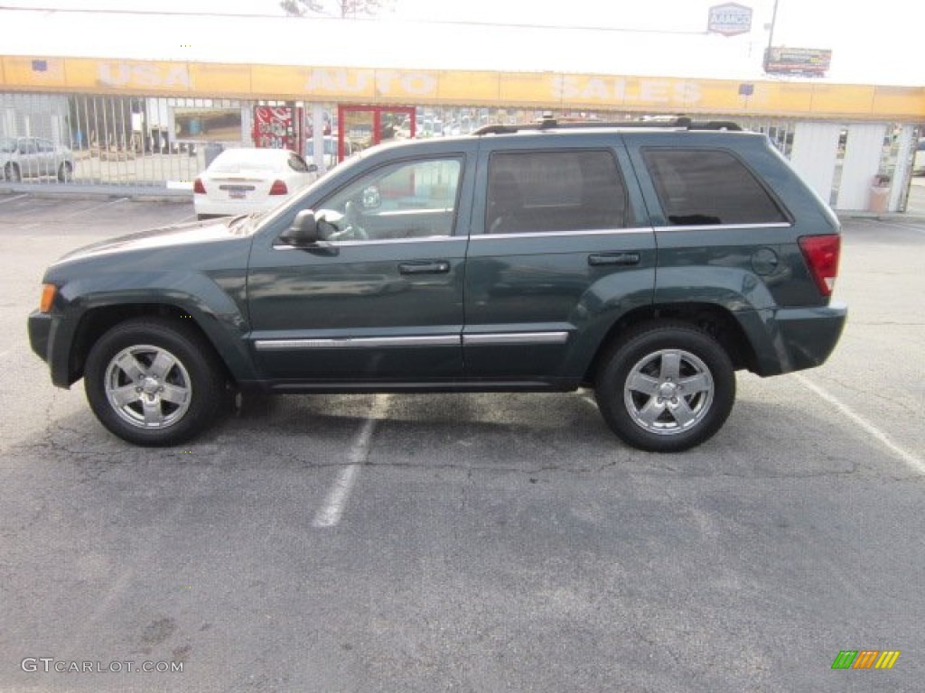 2005 Grand Cherokee Limited - Deep Beryl Green Pearl / Medium Slate Gray photo #2