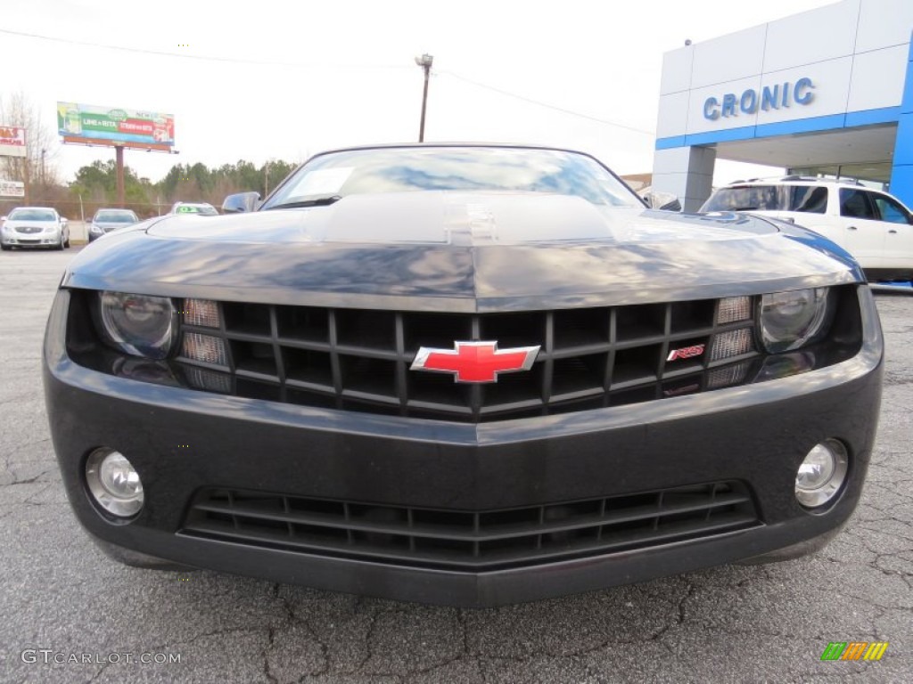 2012 Camaro LT 45th Anniversary Edition Convertible - Carbon Flash Metallic / Jet Black photo #2