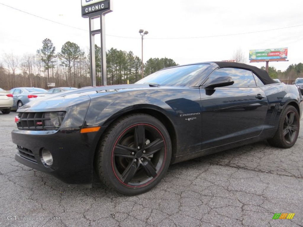 2012 Camaro LT 45th Anniversary Edition Convertible - Carbon Flash Metallic / Jet Black photo #3
