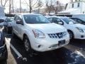 2011 Pearl White Nissan Rogue S AWD  photo #1