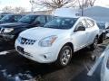 2011 Pearl White Nissan Rogue S AWD  photo #3