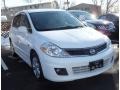 2010 Fresh Powder White Nissan Versa 1.8 SL Hatchback  photo #1