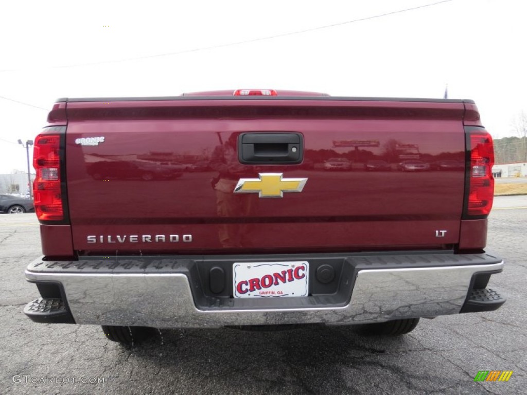 2014 Silverado 1500 LT Crew Cab - Deep Ruby Metallic / Cocoa/Dune photo #6