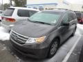 2011 Smoky Topaz Metallic Honda Odyssey EX-L  photo #3