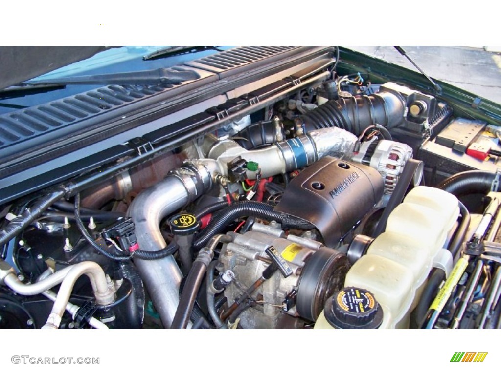 2001 Ford F250 Super Duty XL Regular Cab 4x4 7.3 Liter OHV 16-Valve Power Stroke Turbo Diesel V8 Engine Photo #90386552
