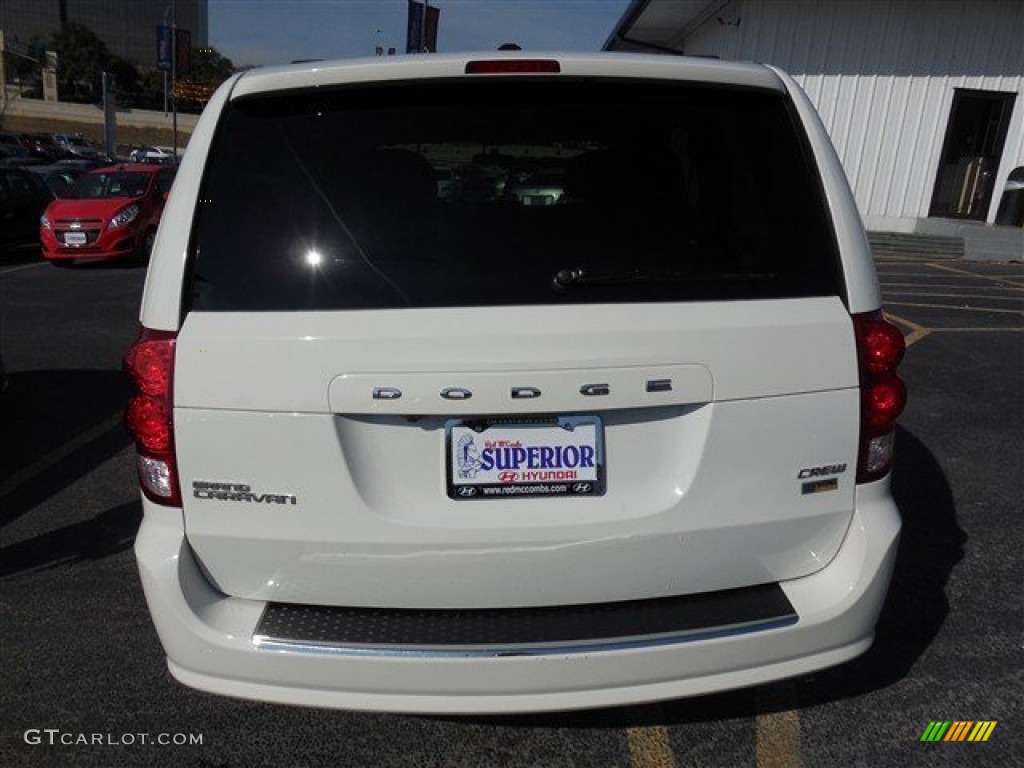 2011 Grand Caravan Crew - Stone White / Black/Light Graystone photo #8