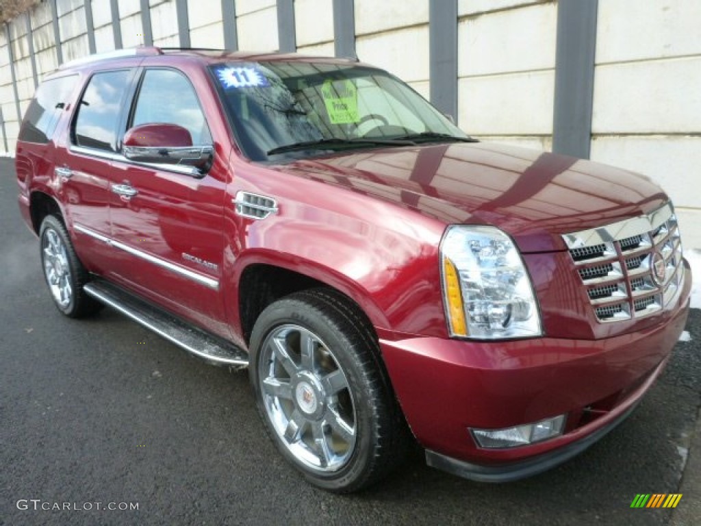 Infrared Tincoat 2011 Cadillac Escalade Luxury AWD Exterior Photo #90388259