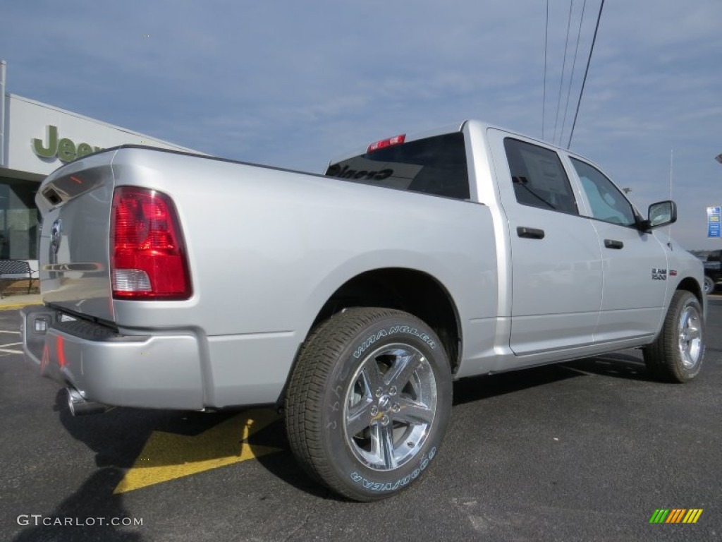 2014 1500 Express Crew Cab - Bright Silver Metallic / Black/Diesel Gray photo #7