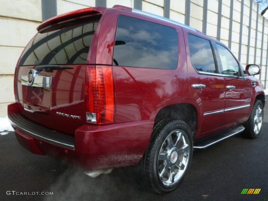 2011 Escalade Luxury AWD - Infrared Tincoat / Ebony/Ebony photo #12