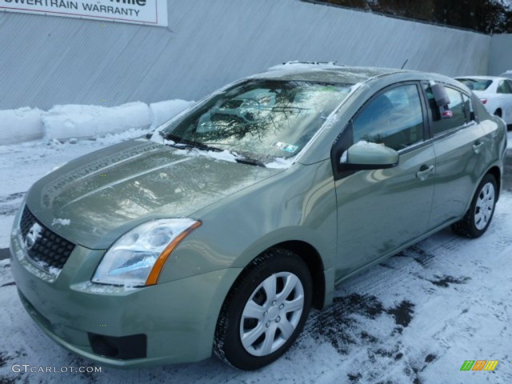 2007 Sentra 2.0 S - Metallic Jade / Charcoal/Steel photo #3