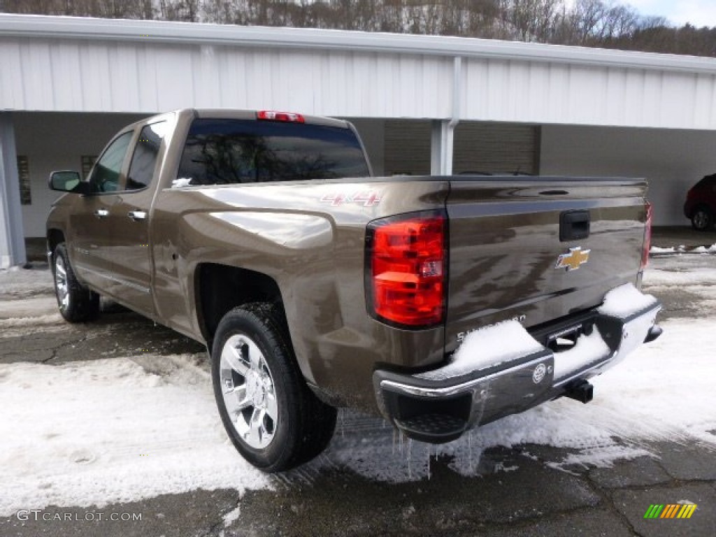 Brownstone Metallic 2014 Chevrolet Silverado 1500 LTZ Double Cab 4x4 Exterior Photo #90388770