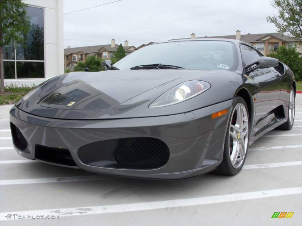 2006 F430 Coupe F1 - Grigio Ingrid (Grey) / Nero (Black) photo #2