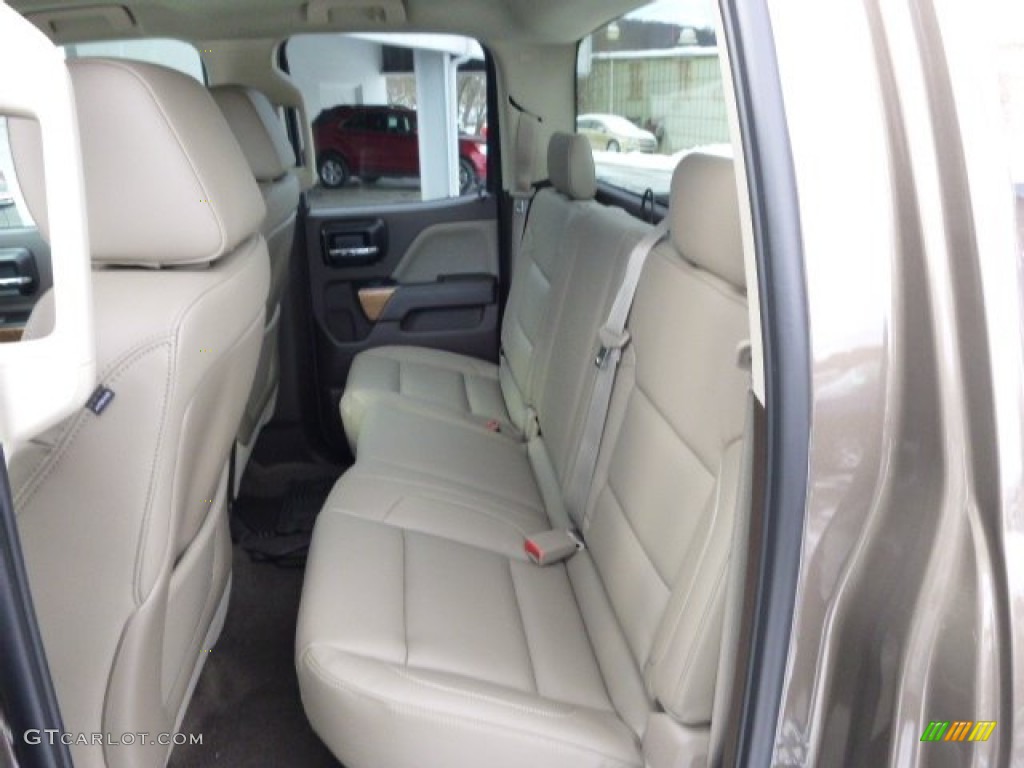 2014 Chevrolet Silverado 1500 LTZ Double Cab 4x4 Rear Seat Photo #90388893