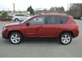2011 Deep Cherry Red Crystal Pearl Jeep Compass 2.0  photo #3