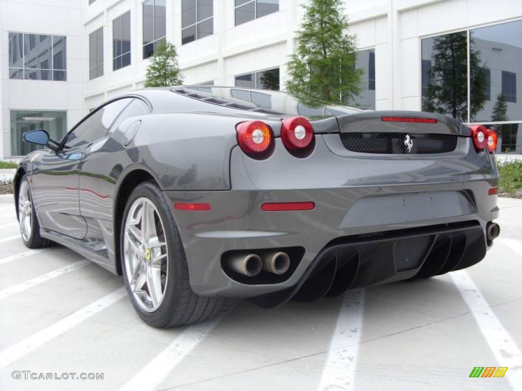 2006 F430 Coupe F1 - Grigio Ingrid (Grey) / Nero (Black) photo #4