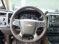 Cocoa/Dune 2014 Chevrolet Silverado 1500 LTZ Double Cab 4x4 Steering Wheel