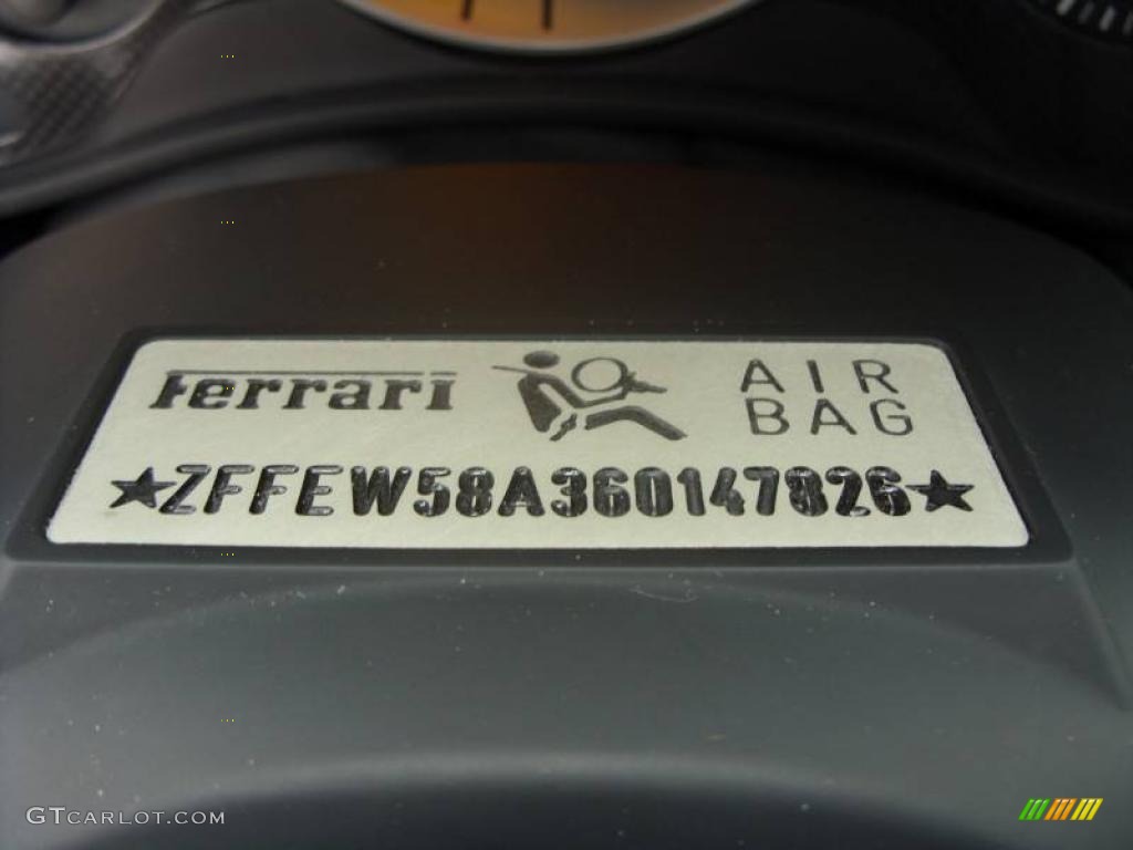2006 F430 Coupe F1 - Grigio Ingrid (Grey) / Nero (Black) photo #17