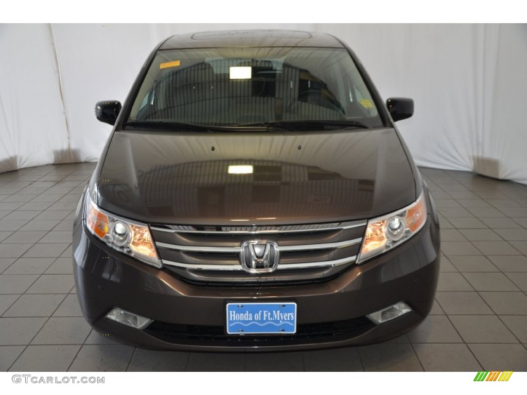 2013 Odyssey Touring Elite - Smokey Topaz Metallic / Gray photo #2