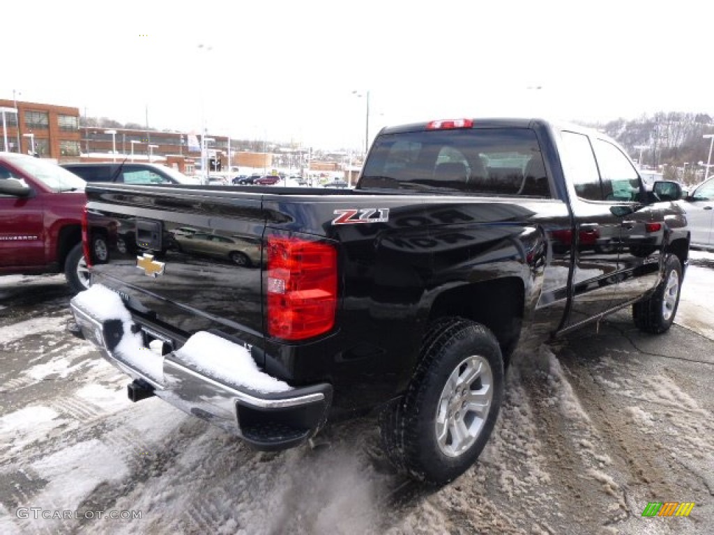 2014 Silverado 1500 LT Z71 Double Cab 4x4 - Black / Jet Black photo #8