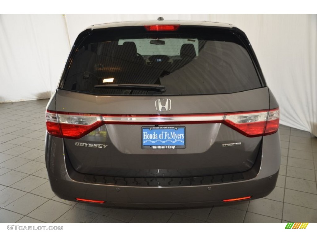 2013 Odyssey Touring Elite - Smokey Topaz Metallic / Gray photo #7