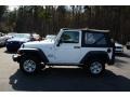 2012 Bright White Jeep Wrangler Sport 4x4  photo #8