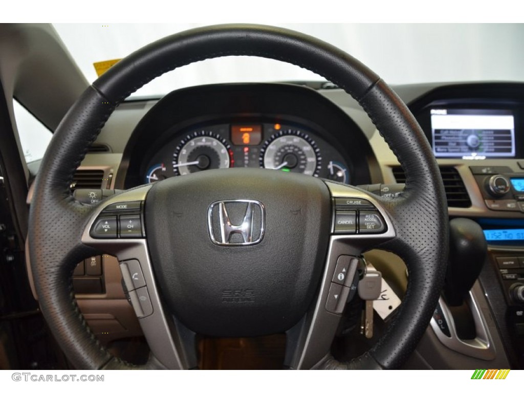 2013 Odyssey Touring Elite - Smokey Topaz Metallic / Gray photo #22