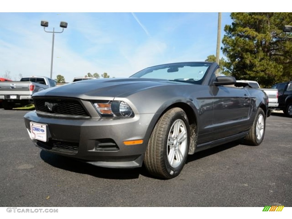 2011 Mustang V6 Convertible - Sterling Gray Metallic / Charcoal Black photo #1