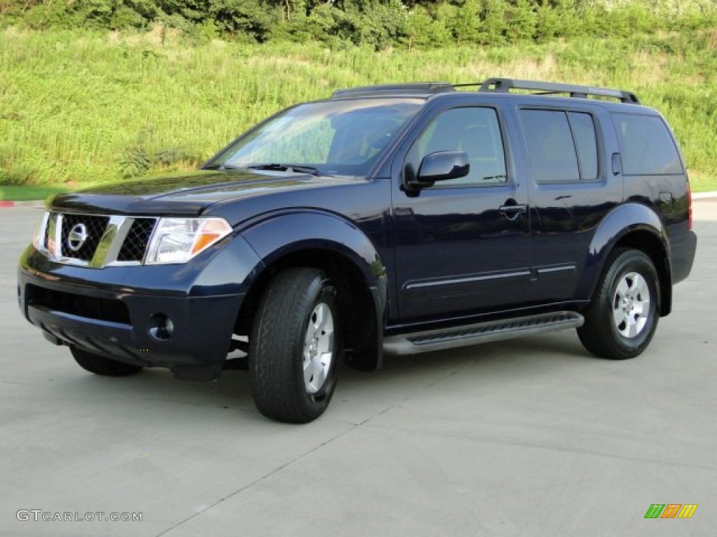 2007 Pathfinder LE - Majestic Blue Metallic / Graphite photo #10