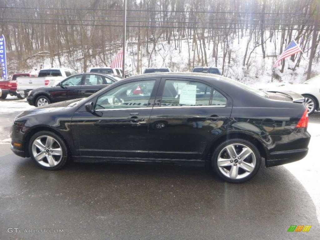 Black 2012 Ford Fusion Sport AWD Exterior Photo #90392008