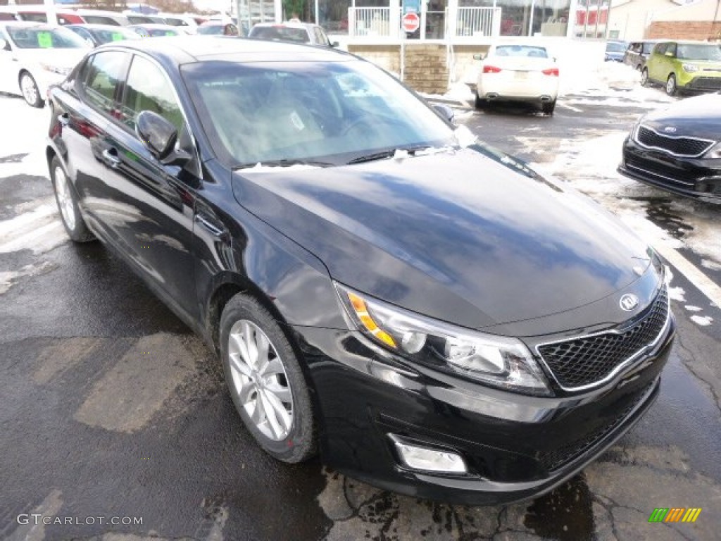 Ebony Black 2014 Kia Optima EX Exterior Photo #90392120