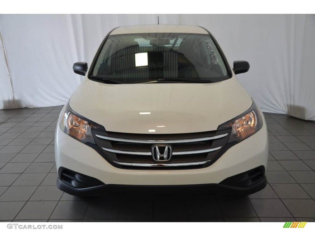 2014 CR-V LX - White Diamond Pearl / Gray photo #2