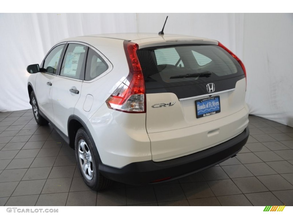 2014 CR-V LX - White Diamond Pearl / Gray photo #6