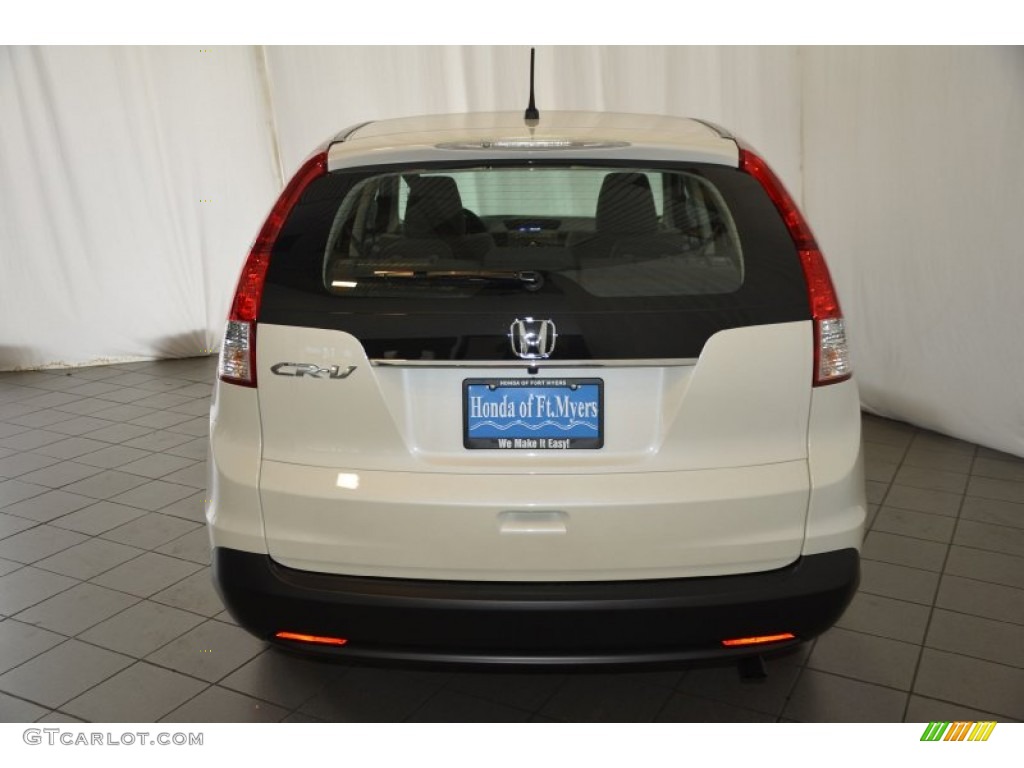 2014 CR-V LX - White Diamond Pearl / Gray photo #7