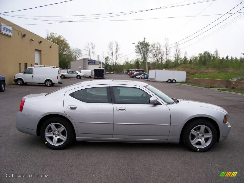 2009 Charger R/T - Bright Silver Metallic / Dark Slate Gray/Light Slate Gray photo #13