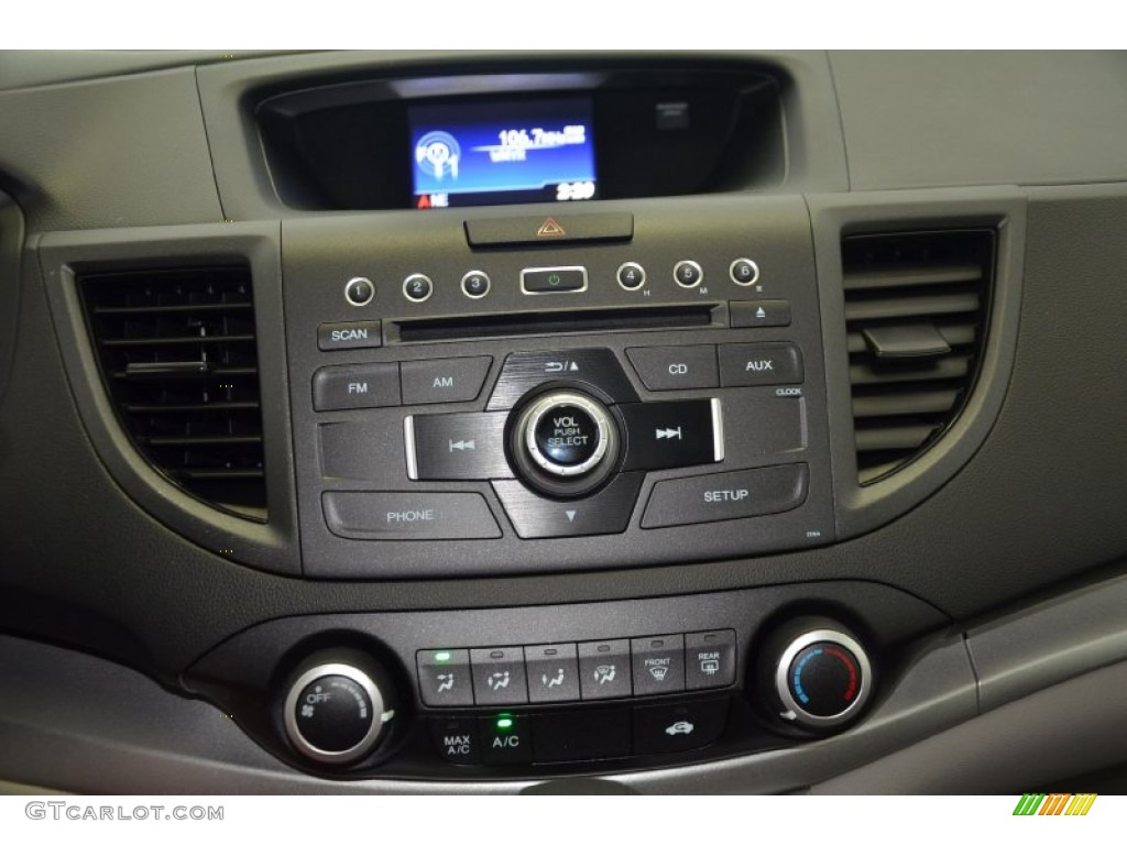 2014 CR-V LX - White Diamond Pearl / Gray photo #14