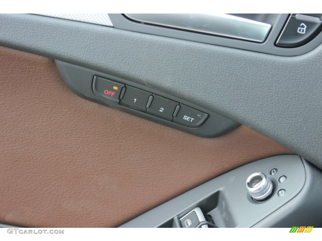 2014 A4 2.0T quattro Sedan - Dakota Grey Metallic / Chestnut Brown/Black photo #8