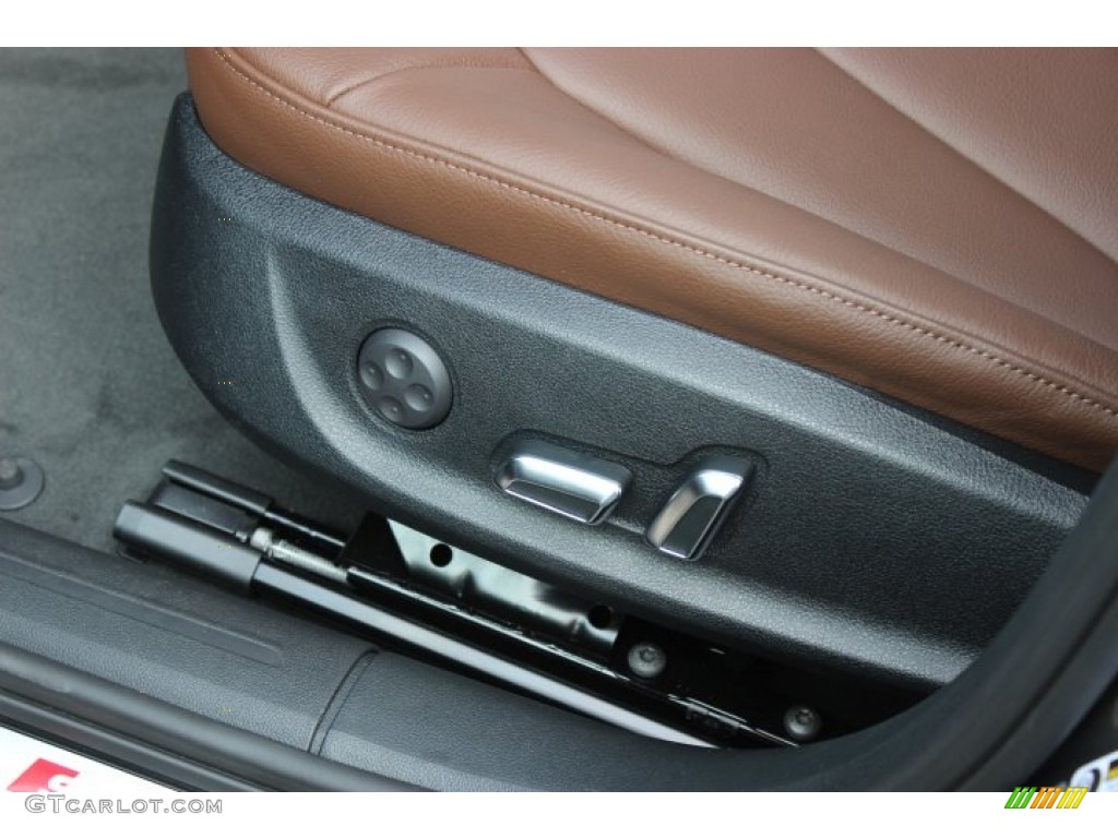 2014 A4 2.0T quattro Sedan - Dakota Grey Metallic / Chestnut Brown/Black photo #11