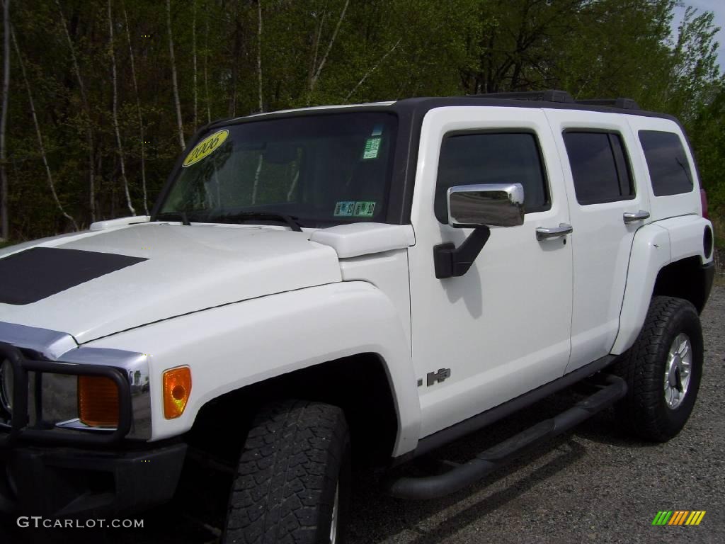 Birch White Hummer H3