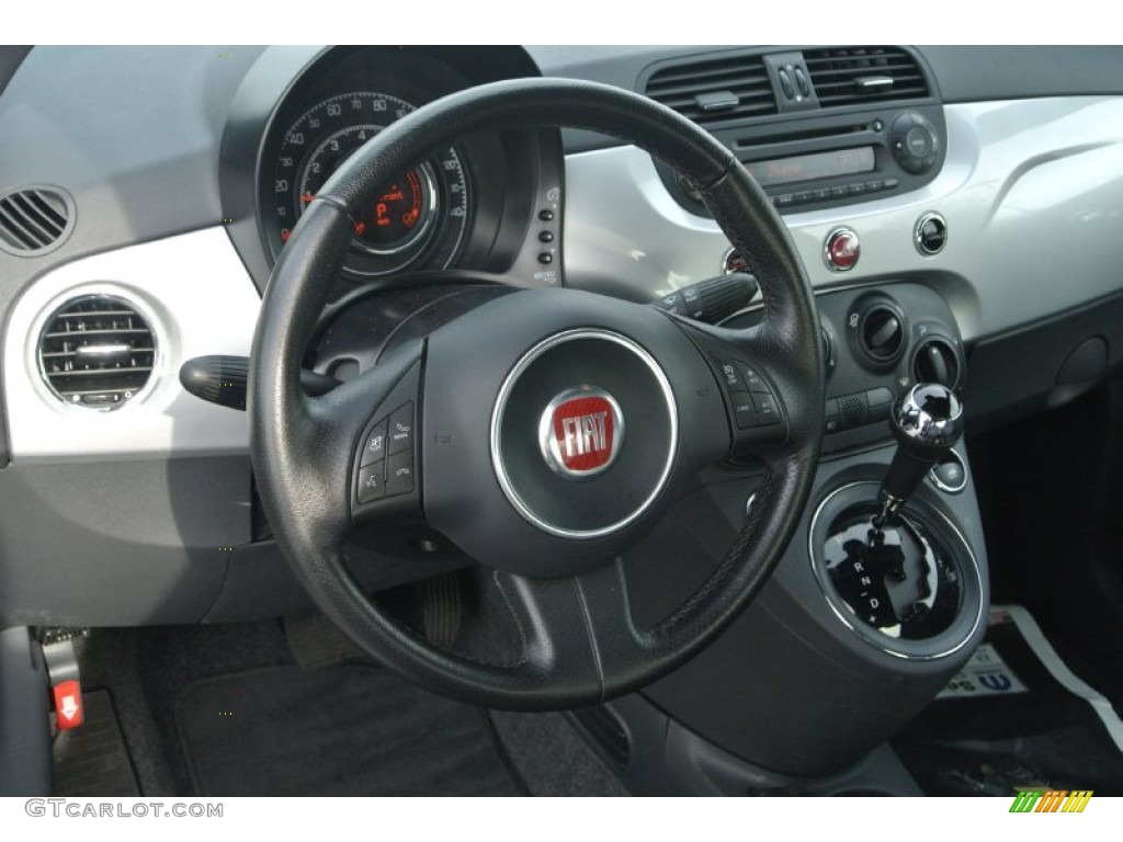 2013 Fiat 500 Sport Sport Nero/Nero (Black/Black) Dashboard Photo #90392766
