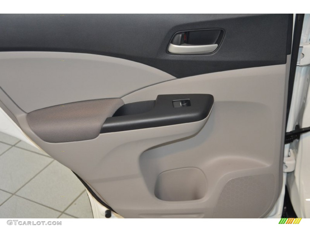 2014 CR-V LX - White Diamond Pearl / Gray photo #23