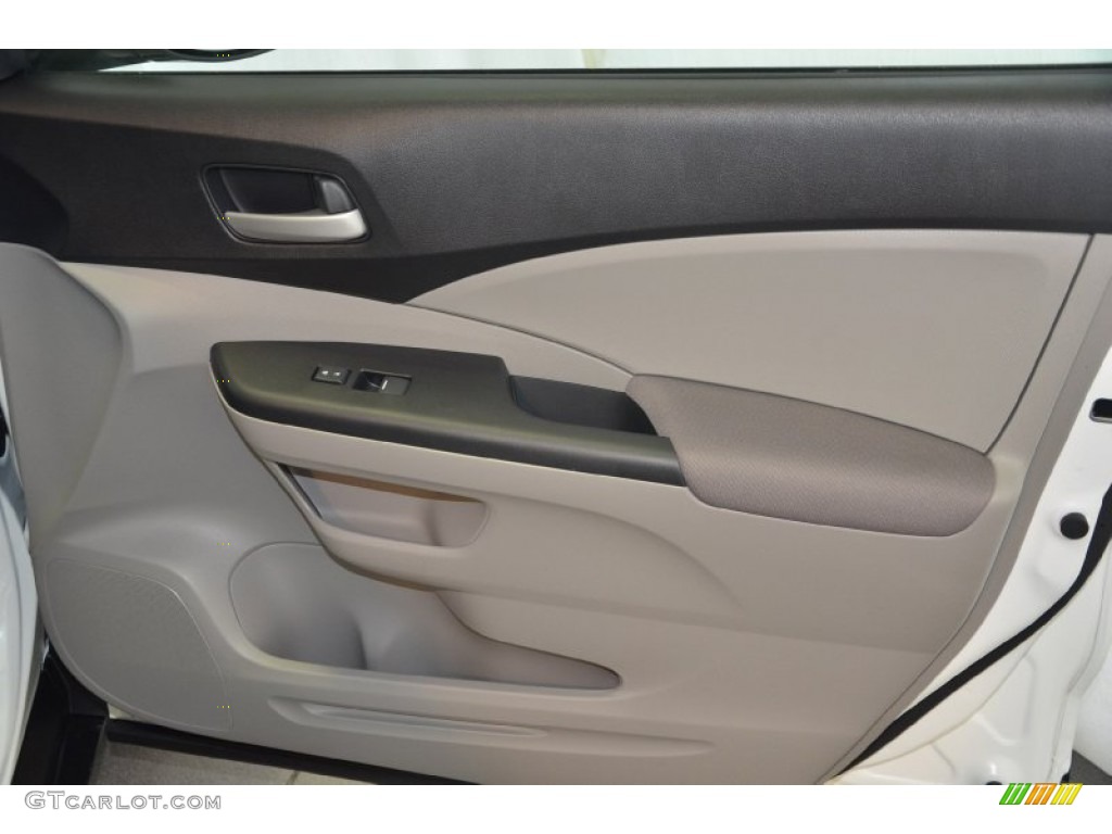 2014 CR-V LX - White Diamond Pearl / Gray photo #28