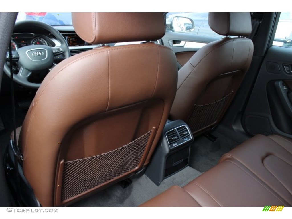 2014 A4 2.0T quattro Sedan - Dakota Grey Metallic / Chestnut Brown/Black photo #22