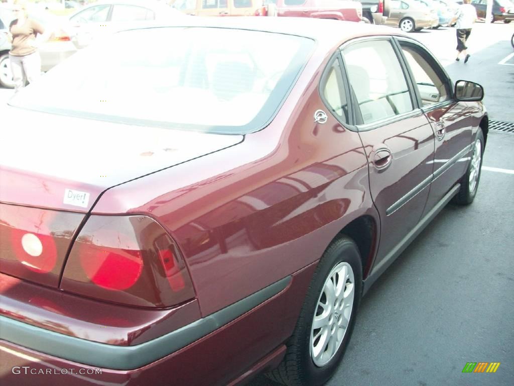 2001 Impala  - Dark Carmine Red Metallic / Medium Gray photo #5