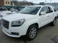 2013 Summit White GMC Acadia SLT AWD  photo #3