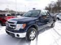 2014 Blue Jeans Ford F150 XLT SuperCab 4x4  photo #4