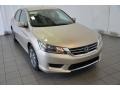2014 Champagne Frost Pearl Honda Accord LX Sedan  photo #1