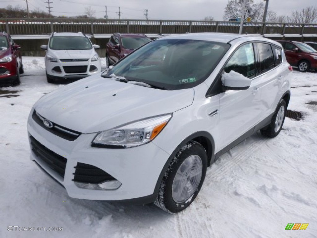 2014 Escape SE 1.6L EcoBoost 4WD - Oxford White / Medium Light Stone photo #4