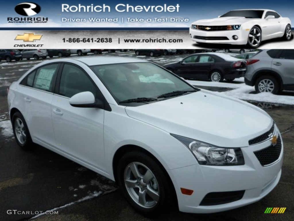 2014 Cruze LT - Summit White / Medium Titanium photo #1