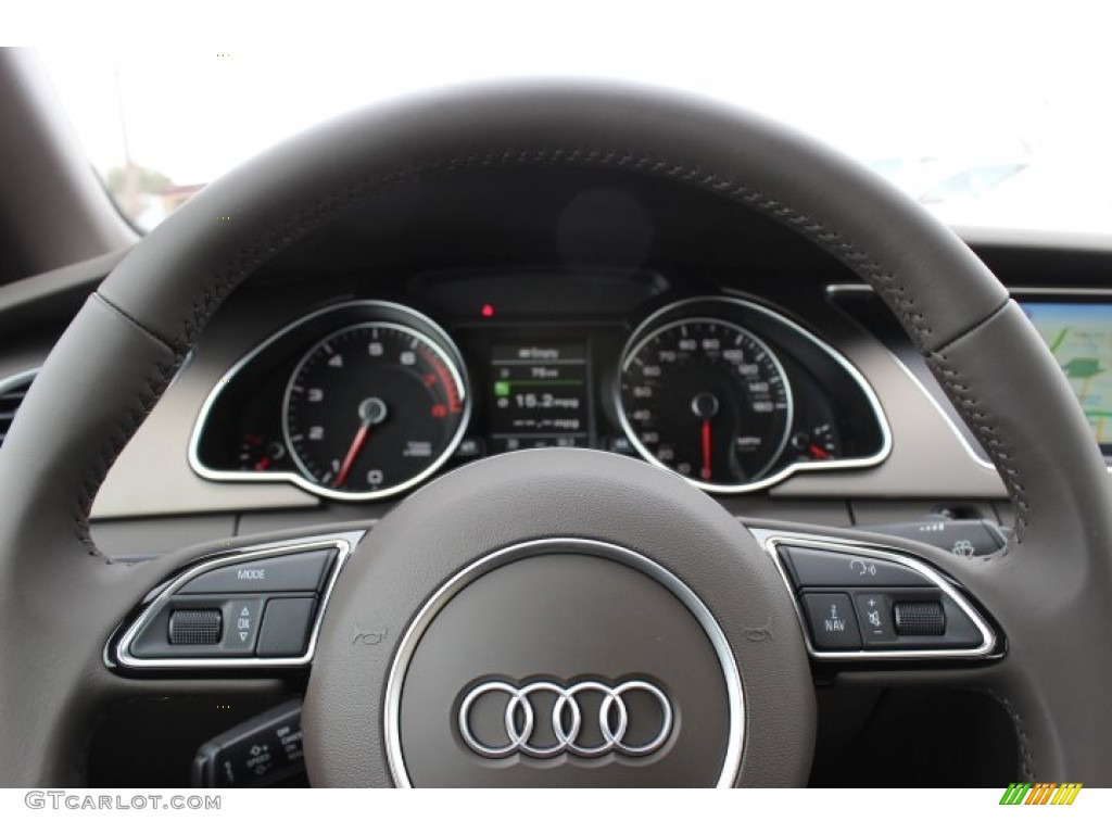 2014 A5 2.0T Cabriolet - Cuvee Silver Metallic / Velvet Beige/Moor Brown photo #25