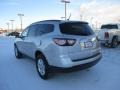 2013 Silver Ice Metallic Chevrolet Traverse LT AWD  photo #3